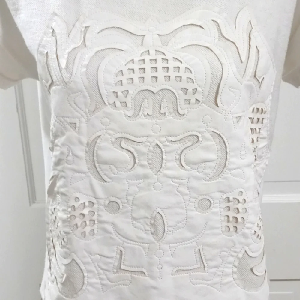 🔴DONATED🔴💗Sanctuary (Anthro)💗 - S/S Laser Cut Sweatshirt - Picture 4 of 9